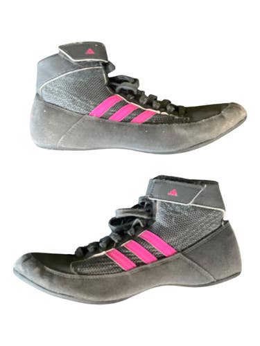 Used Adidas Wrestling Shoes Grey Senior 6 11873-S000240326