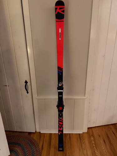 Unisex Rossignol 188 cm Racing Hero Athlete GS Skis With Bindings Max Din 15 (Used)