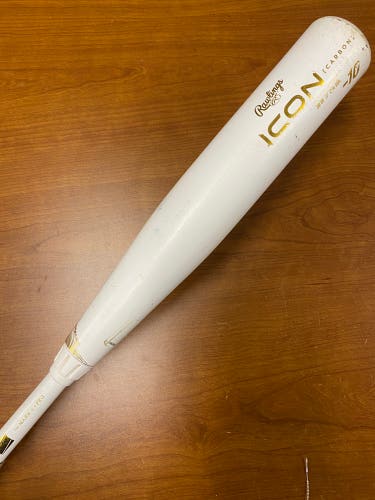 2024 Rawlings Icon Composite Bat USSSA Certified (-10) Composite 20 oz 30" (Used)