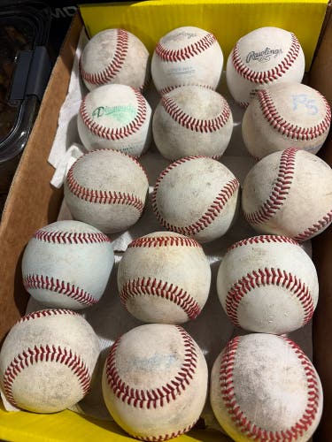 Assorted Baseballs 15 Pack NFHS, NCAA