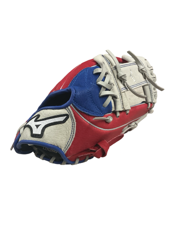 Used Mizuno POWER CLOSE BB/SB Glove RH Throw Red 11" 11834-S000057980