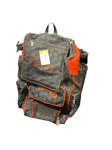 Used BoomBah ORANGE WHEELED BAG BB/SB Player Wheeled Bag Orange 11834-S000057955