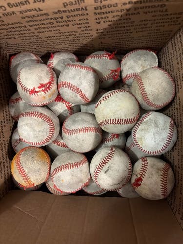 28 D-1 Pro NFHS Baseballs for Batting Practice