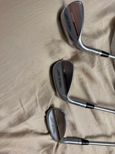 Men's 2025 Titleist Vokey SM10 Left Hand Wedge Extra Stiff Flex 58 Degree Steel Shaft (Used)