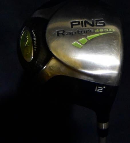 PING RAPTURE DRIVER LOFT: 12 FLEX: REGULAR LENGTH: 45.5 IN RIGHT HANDED