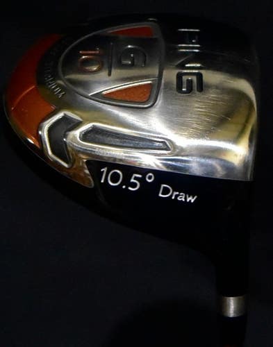 PING G10 DRIVER LOFT: 10.5 FLEX: REGULAR LENGTH: 45 IN RIGHT HANDED