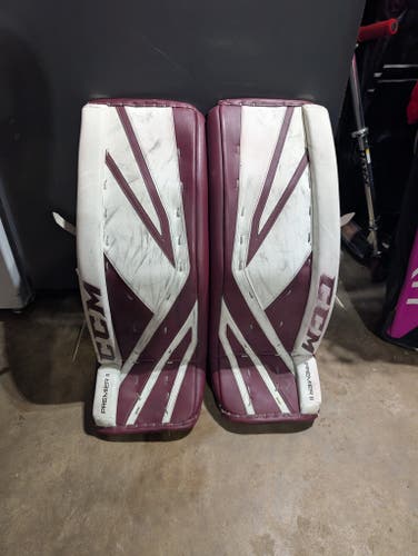 32+2" CCM Premier II Pro Goalie Leg Pads Pro Stock (Used)