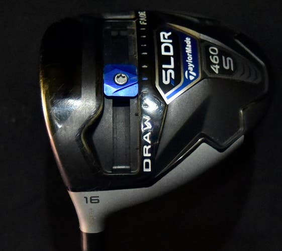 TAYLORMADE SLDR 460 S DRIVER LOFT: 16 FLEX: STIFF LENGTH: 45 IN LEFT HANDED