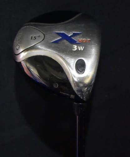 CALLAWAY X HOT 3 WOOD LOFT: 15 FLEX: REGULAR LENGTH: 44 IN RIGHT HANDED