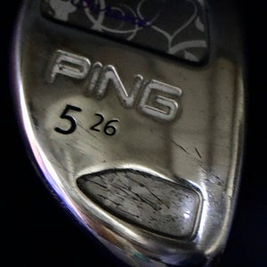 PING SERENE 5 HYBRID LOFT: 26 FLEX: LADIES LENGTH: 38.5 IN RIGHT HANDED