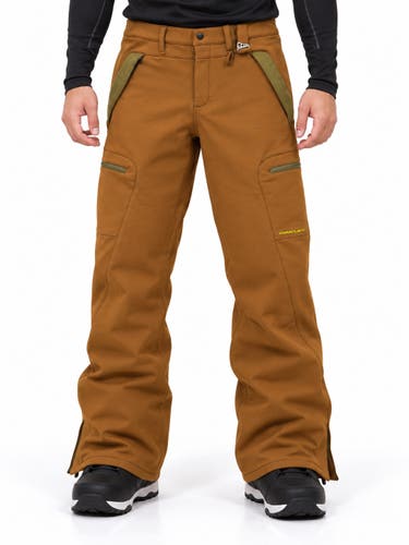 Oakley Vintage Snowboard Pants Men’s L Brown Rare Technical Ski Snow Y2K Cargo