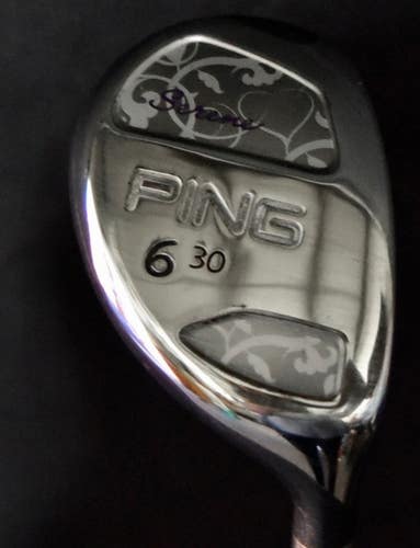 PING SERENE 6 HYBRID LOFT: 30 FLEX: LADIES LENGTH: 37.5 IN RIGHT HANDED