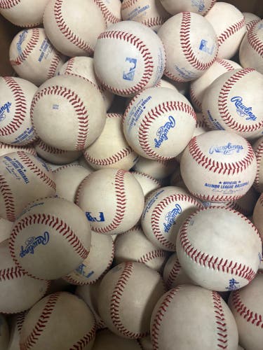 4 dozen (48) Rawlings Official Minor League Baseballs (Used)
