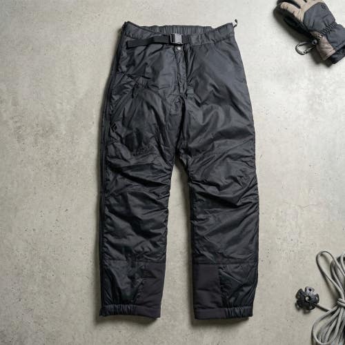 Black Diamond Mens L Stance Belay Pants Thermolite Insulated Full Zip Snow Black