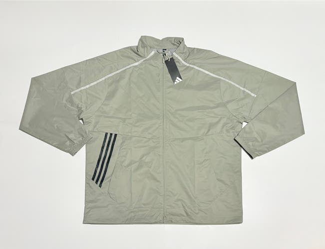 Men's XL Adidas Jacket (New) Core Provisional Full-Zip Waterproof Windproof Golf Jacket JX9370