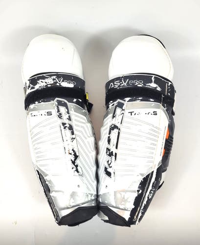 Senior CCM Tacks AS-V Pro 16" Shin Pads (Used)