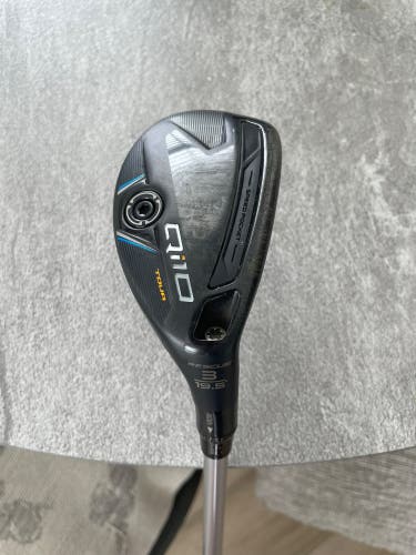 Men's 2024 TaylorMade Qi10 Tour Right Handed Hybrid Stiff Flex 3H (Used)