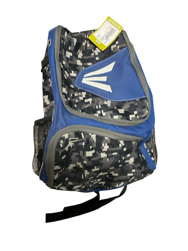 Used Easton BLUE CAMO BACKPACK BB/SB Player Backpack Royal Blue 11834-S000057583
