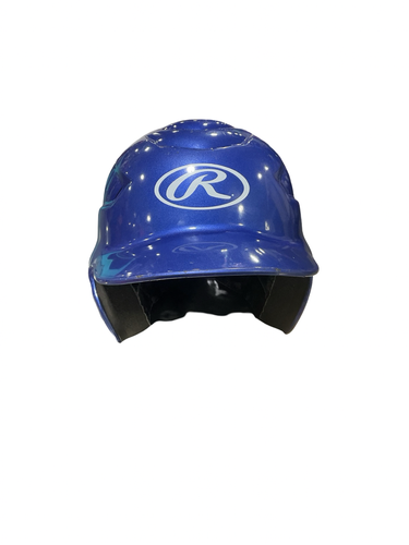Used Rawlings SZ 6 1/2-7 1/2 Batting Helmet No Mask Royal Blue One Size 11834-S000057642
