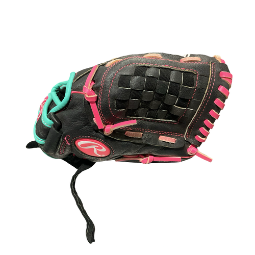 Used Rawlings HIGHLIGHT BB/SB Glove RH Throw Black 10 1/2" 11834-S000057667