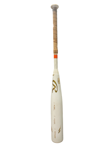 Used Rawlings ICON WHITE/GOLD BB/SB USSSA 2 3/4 Bat 30" 11834-S000057716