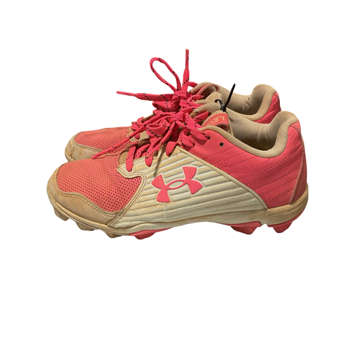 Used Under Armour LEAD OFF BB/SB Cleats Pink Junior 04 11834-S000057821