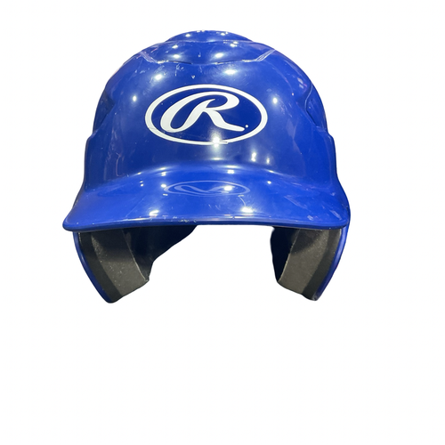Used Rawlings 6 1/2 - 7 1/2 ROYAL HELMET Batting Helmet No Mask Royal Blue One Size 11834-S000057844