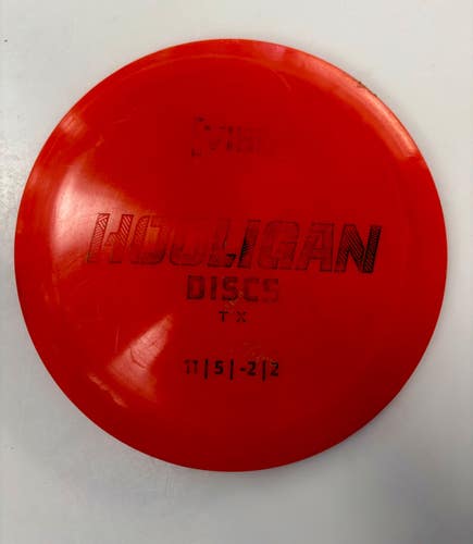 Used HOOLIGAN VIBE 11 5 -2 2 Disc Golf Driver Red 11860-S000316864