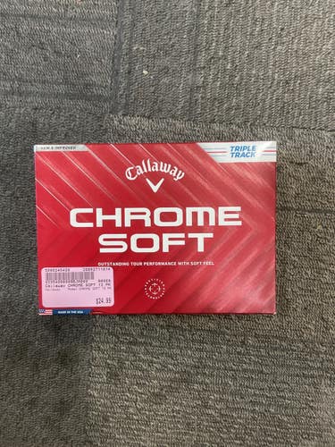 Used Callaway CHROME SOFT 12 PK 12 Pack - Golf Balls 11614-S000245426
