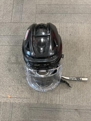 Used Bauer REAKT 150M Helmet Cage Combo Black MD 11614-S000245389