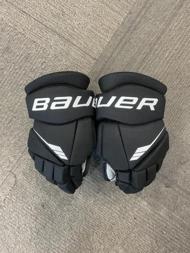 Used Bauer LIL SPORT Junior Gloves Black 12" 11614-S000245383