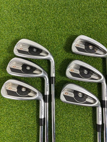 PING G400 Iron Set 5-W Blue Dot AWT 2.0 Steel Stiff Flex RH 6 Clubs