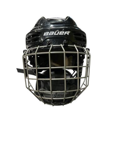 Used Bauer IMS 5.0 Helmet Cage Combo Black SM 11847-S000039390