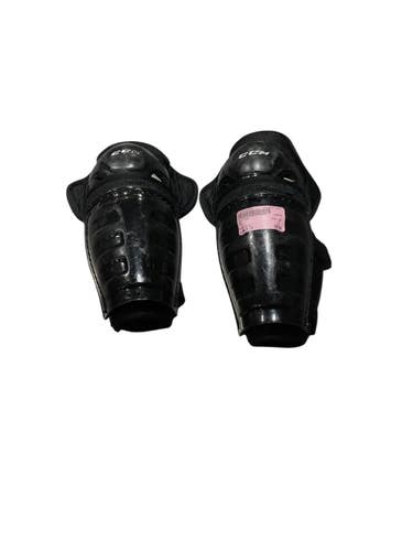 Used CCM CCM Youth Shin Guards Black 9" 11847-S000039391