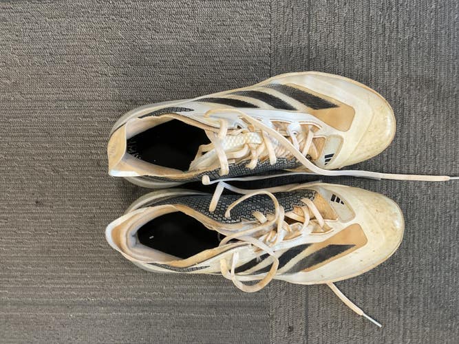 Used Adidas ADIZERO IMPACT BB/SB Cleats White Senior 9.5 11614-S000245381