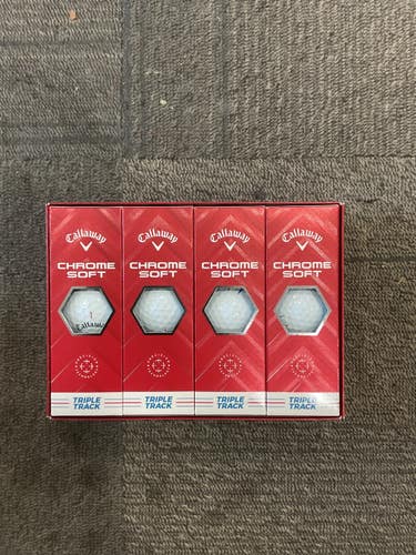 Used Callaway CHROME SOFT 12 PK 12 Pack - Golf Balls 11614-S000245427