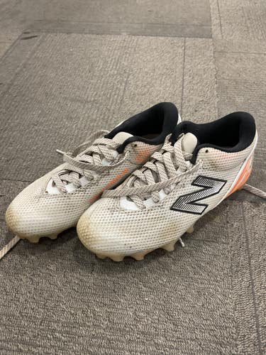 Used New Balance FREEZE LAX Cleats Mens Orange Senior 7 11614-S000245309