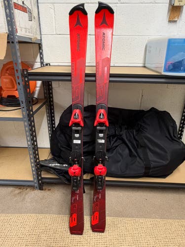 Atomic Redster SL 131 cm Racing Skis With Bindings (Used)