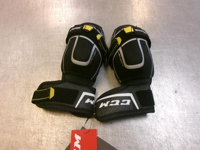 Used CCM TACKS 9550 Junior Elbow Pads SM 11339-S000207534