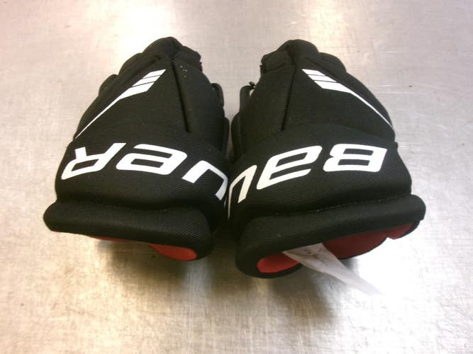 Used Bauer LIL SPORT Junior Gloves Black 10" 11339-S000207533