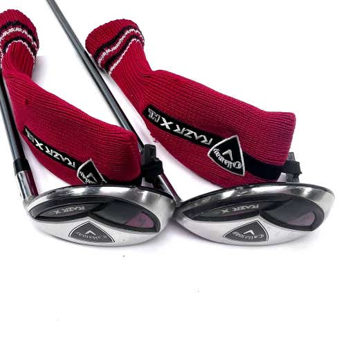Callaway Razr X HL 4 & 5 Hybrid Set 24* | 27* 50g Ladies Graphite Womens RH