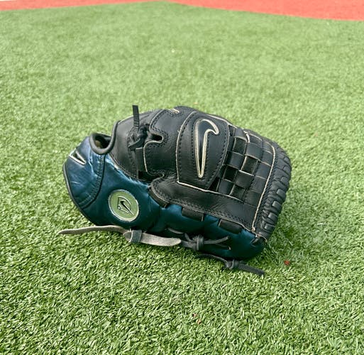 Nike Pro Gold Flash 11.5" Baseball Glove Metallic Blue Black Rare Vintage RHT