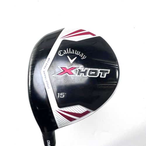 LEFTY Callaway X Hot Pro 2013 3 Fairway Wood 15* Project X PXv 6.0 Stiff LH