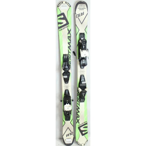 Salomon R10 Short Max Twin Tip Skis with Bindings - 120 cm Used