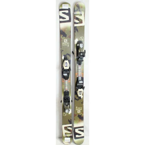 Salomon Suspect Jr Twin Tip Kids Skis with Bindings - 130 cm Used