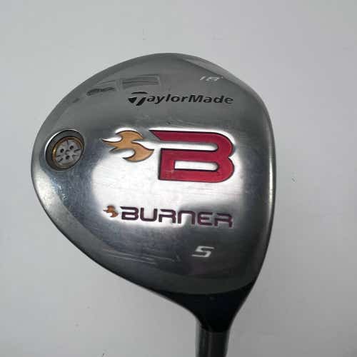 TaylorMade Burner 2008 5 Fairway Wood 18* REAX 49g Stiff Graphite Mens RH
