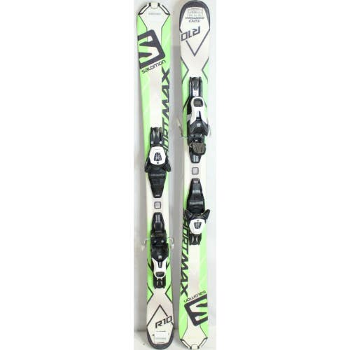 Salomon R10 Short Max Twin Tip Skis with Bindings - 120 cm Used