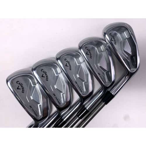 Callaway X Forged Max 2025 Iron Set 6-PW AeroTech SteelFiber i95 CW Stiff RH