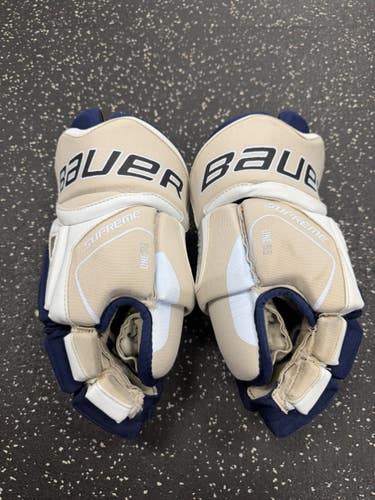 Used Bauer SUPREME ONE 55 Senior Gloves Navy Blue 14" 11849-S000045034