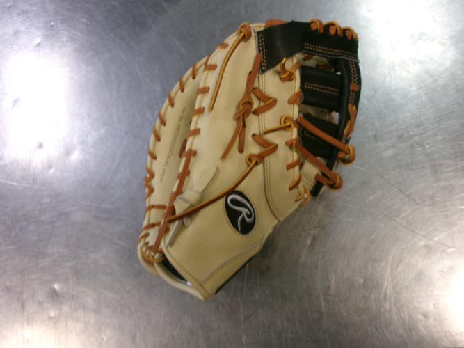 Used Rawlings HEART OF THE HIDE BB/SB First Base LH Throw Tan 13" 11868-S000072291